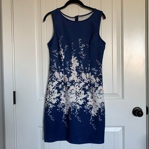 Blue Floral Dress